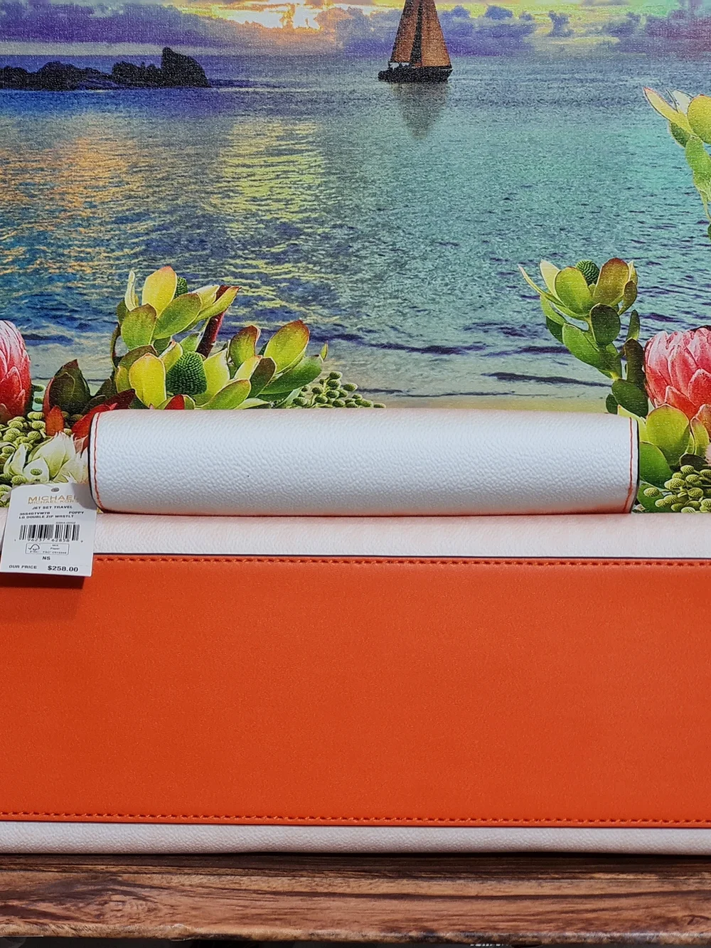 Michael Kors Mirella Ombre Tote And Wallet Set